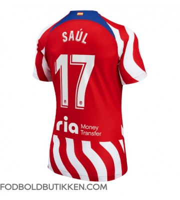 Atletico Madrid Saul Niguez #17 Hjemmebanetrøje Dame 2022-23 Kortærmet
